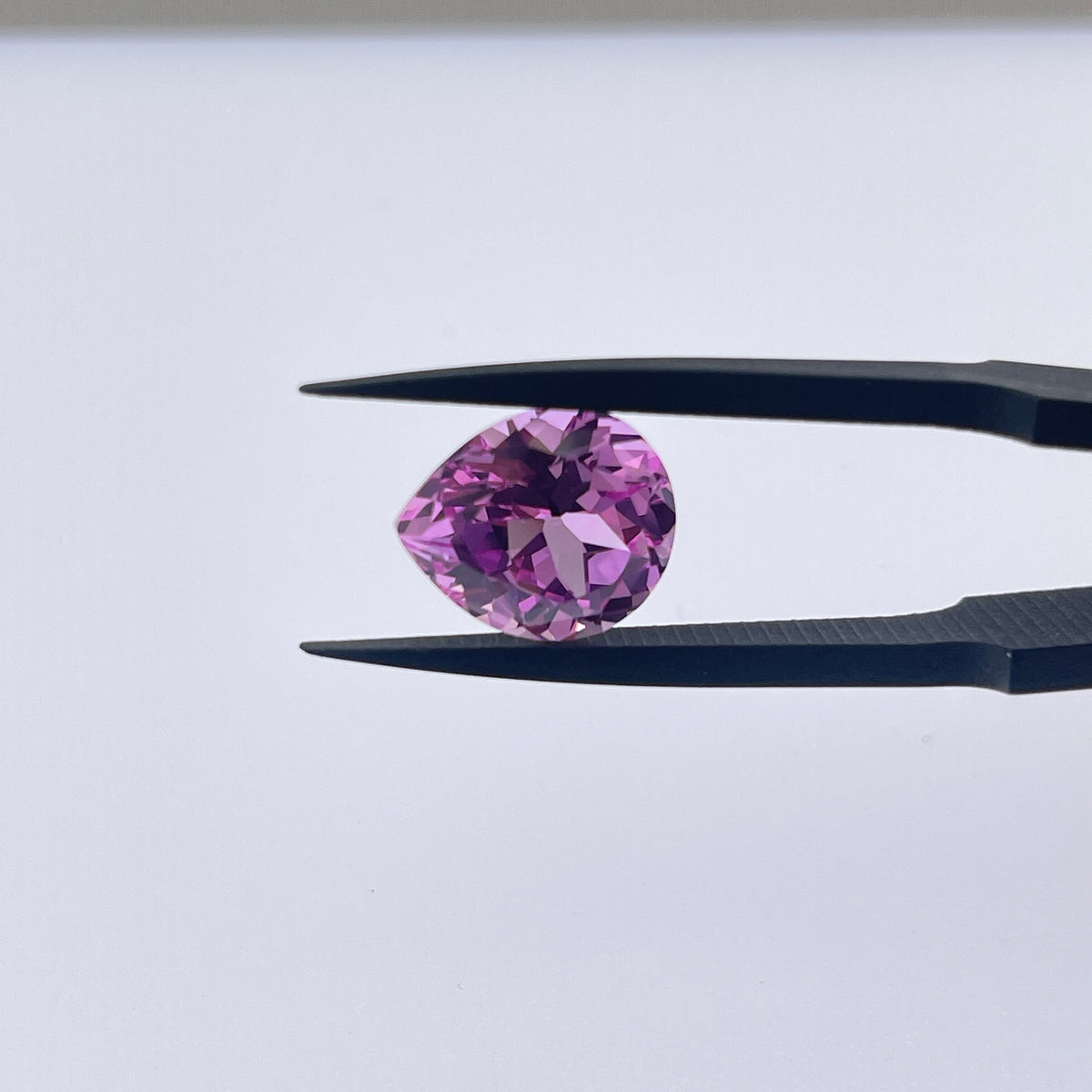 ~9ct Sakura Pink Sapphire | Drop Pear Cut | 12 × 14 mm | Gemdrop® Verified
