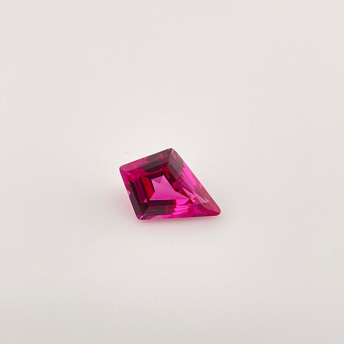 ~1.6 ct Multicolor Czochralski Sapphire & YAG | Kite Cut | 7x10 mm | Gemdrop® Verified