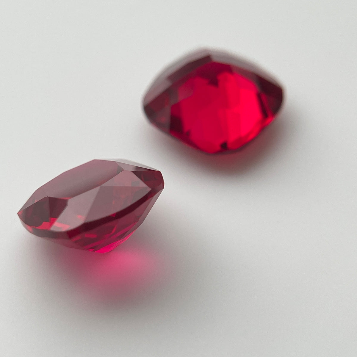 12, 15 & 17 Carat Pigeon Blood Red Ruby | Cushion Cut | Gemdrop® Verified