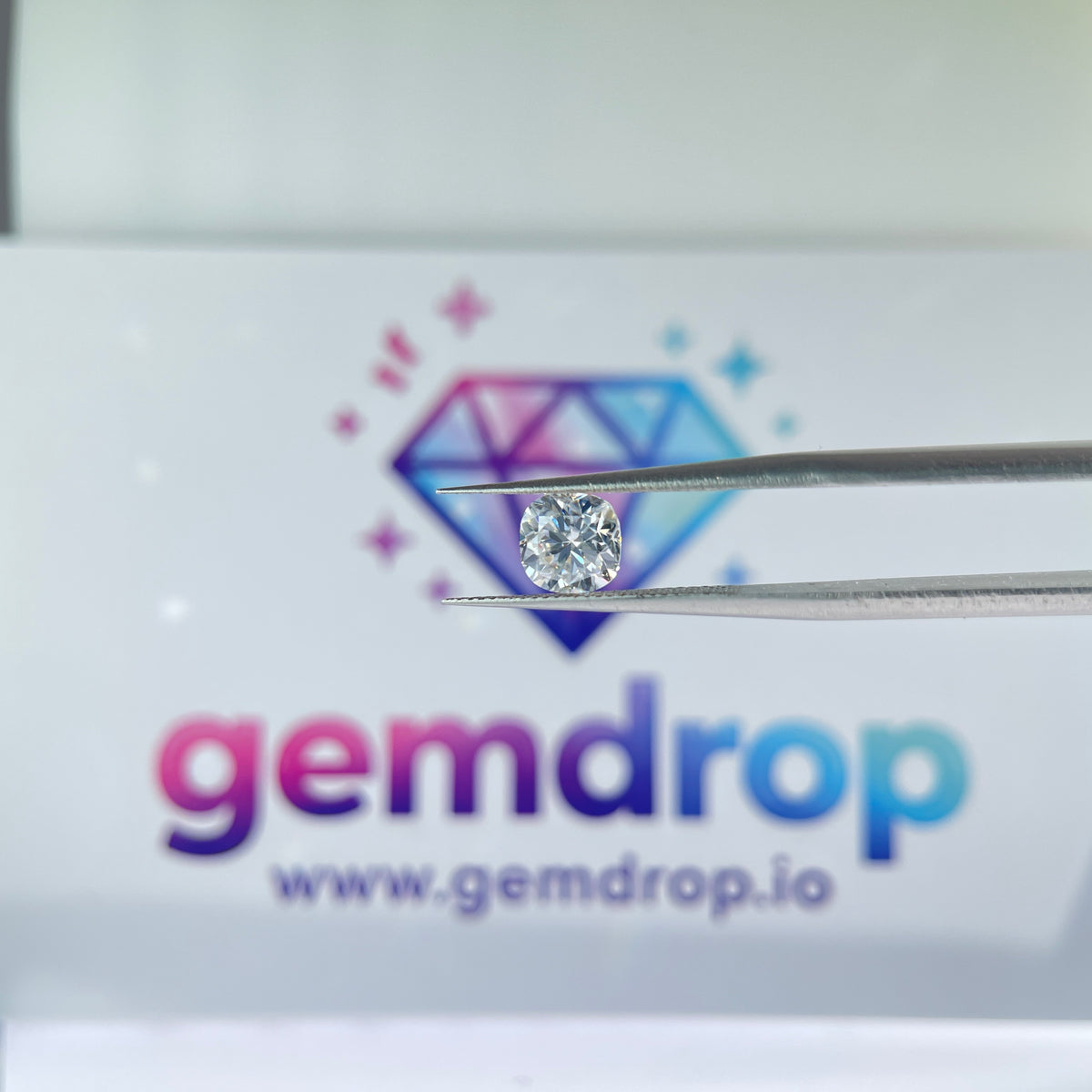 1 Carat VVS1 D Space Diamond [Moissanite] | Multiple Exciting Cuts | Gemdrop® Verified
