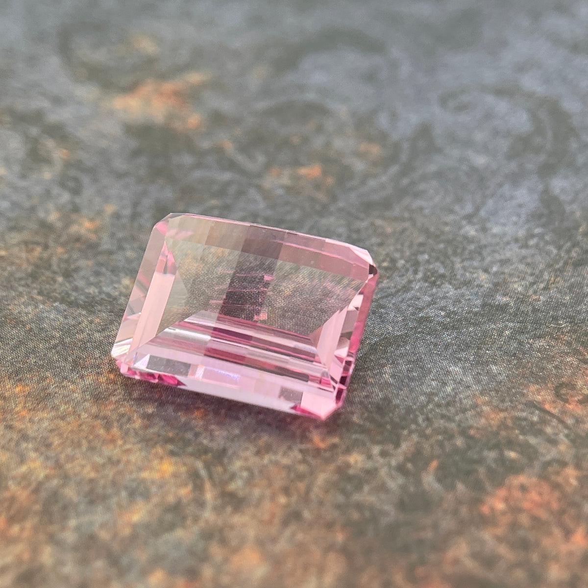 ~14.125ct Seductive Pink Sapphire | Pixel Cut | 12x16 mm | Gemdrop® Verified
