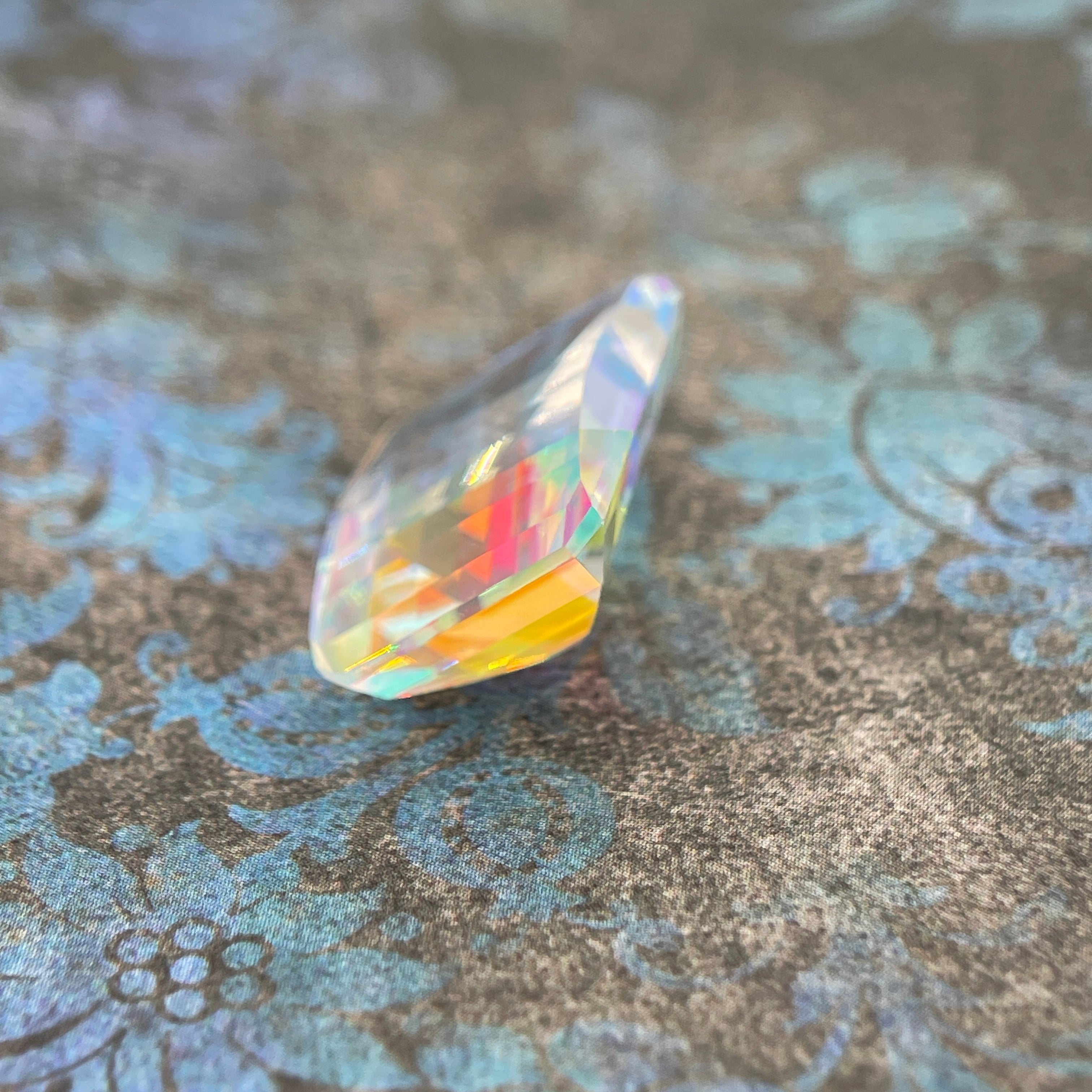 20.025ct Mystic Quartz | Pixel Cut | 15x20 mm | Gemdrop® Verified
