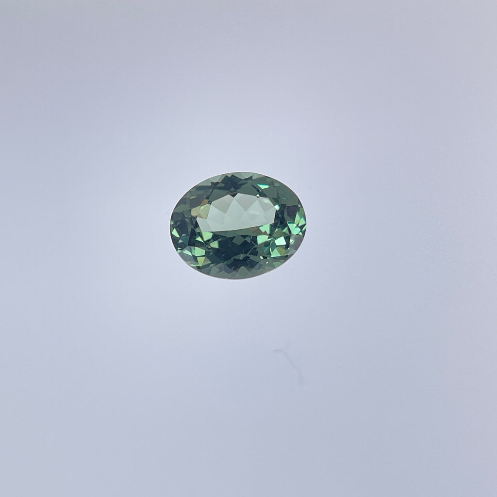 ~2.8ct Oval Cut Spinel 8x10 mm | Dark Green | Gemdrop® Verified