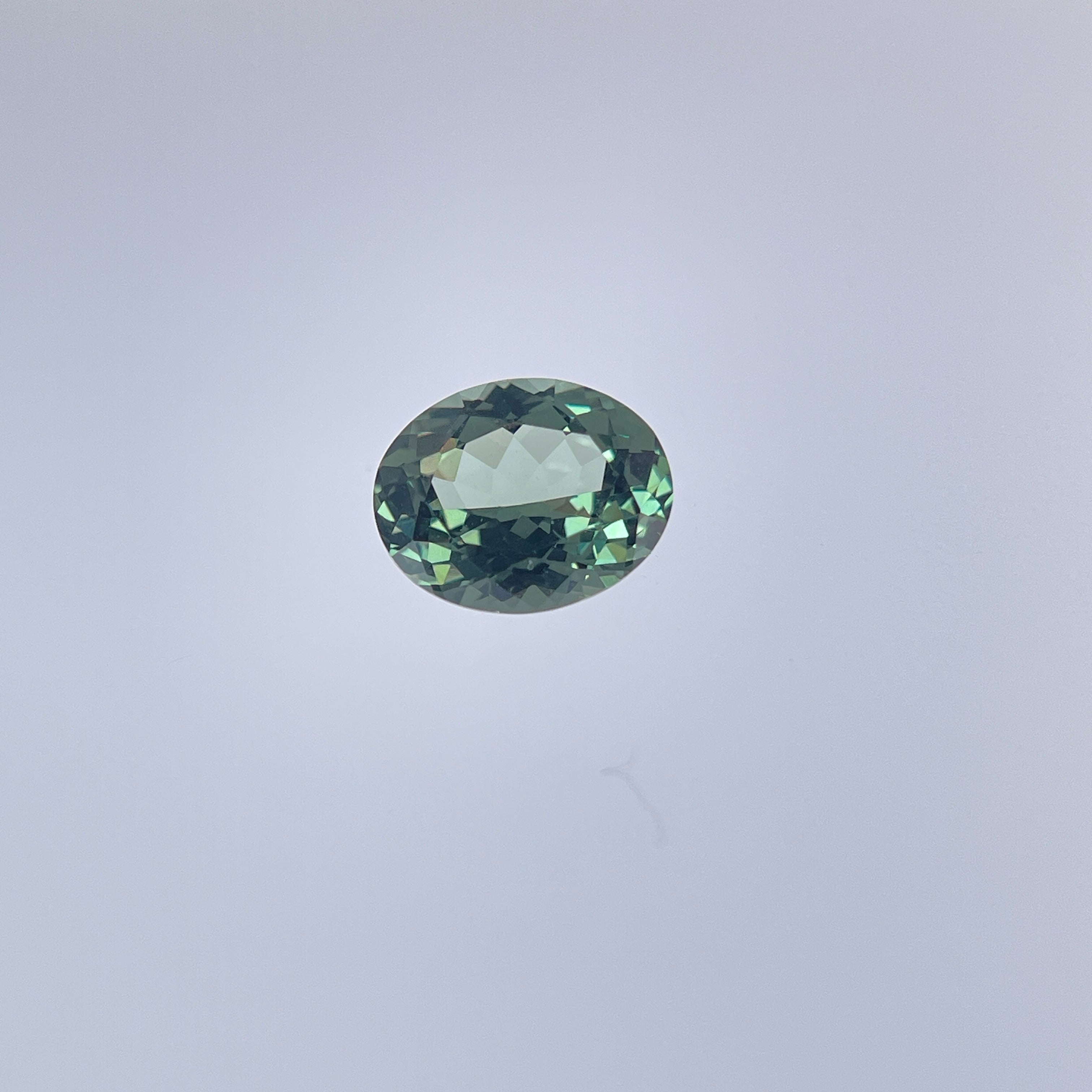 ~2.8ct Oval Cut Spinel 8x10 mm | Dark Green | Gemdrop® Verified