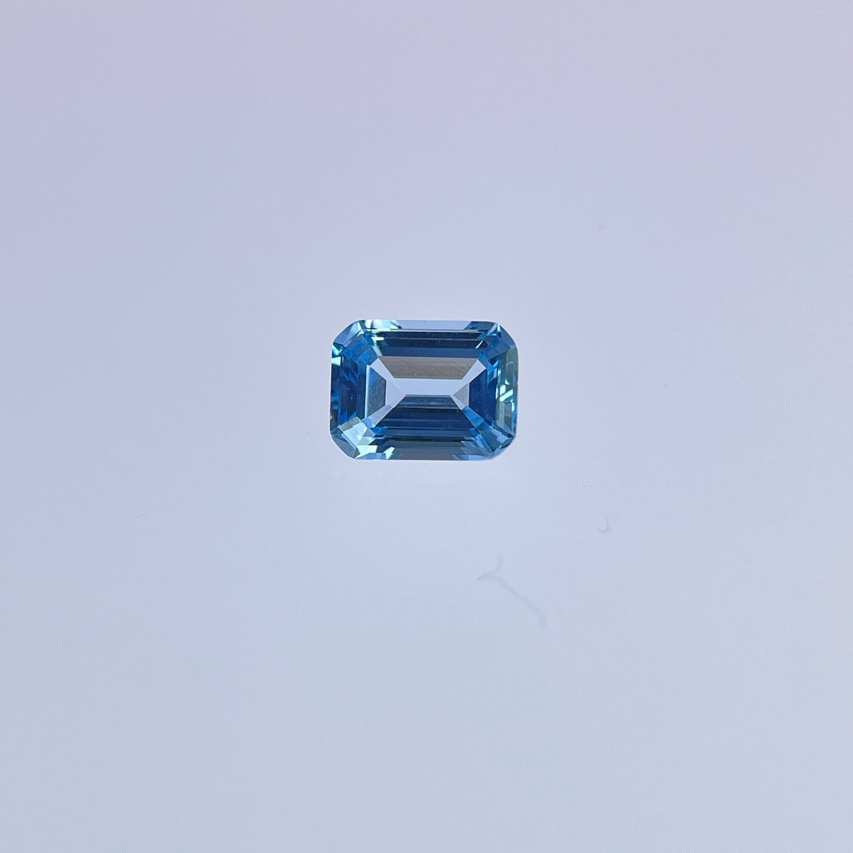 ~1.8ct Emerald Cut Spinel 6x8 mm | Aquamarine | Gemdrop® Verified