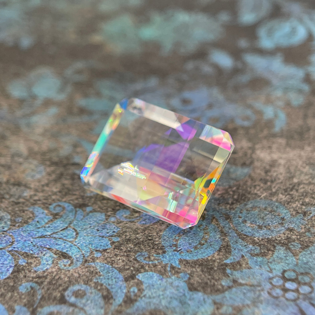 20.025ct Mystic Quartz | Pixel Cut | 15x20 mm | Gemdrop® Verified