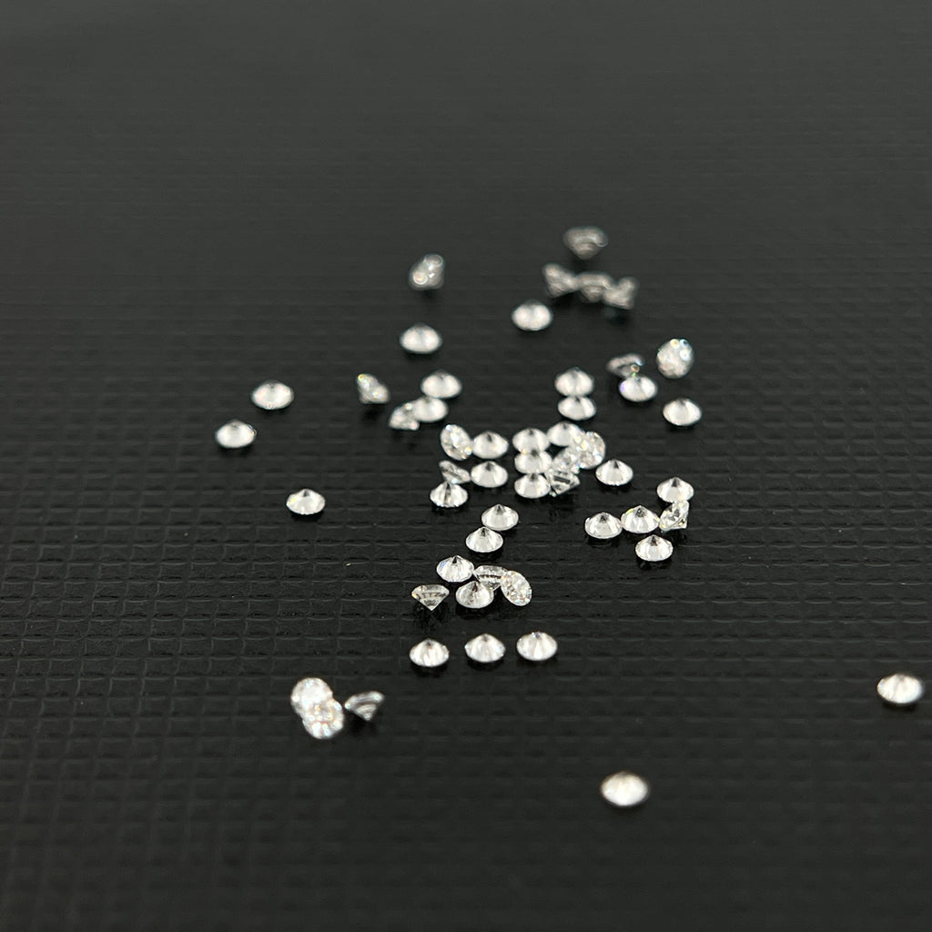 1.5 mm Round Brilliant HPHT Lab-Grown Diamond | ~0.01ct | DEF Colour | VVS Clarity | GemDrop® Verified