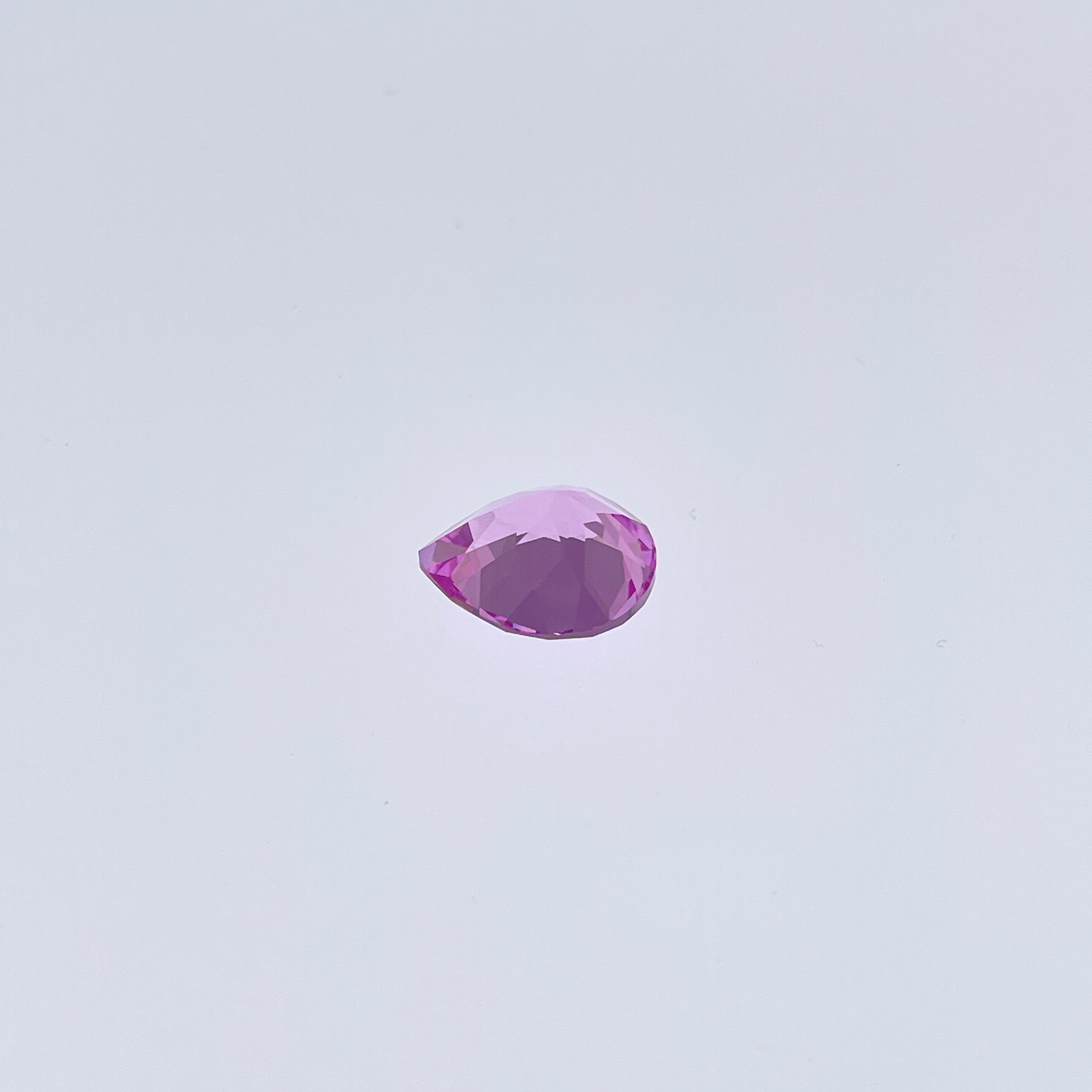~9ct Sakura Pink Sapphire | Drop Pear Cut | 12 × 14 mm | Gemdrop® Verified