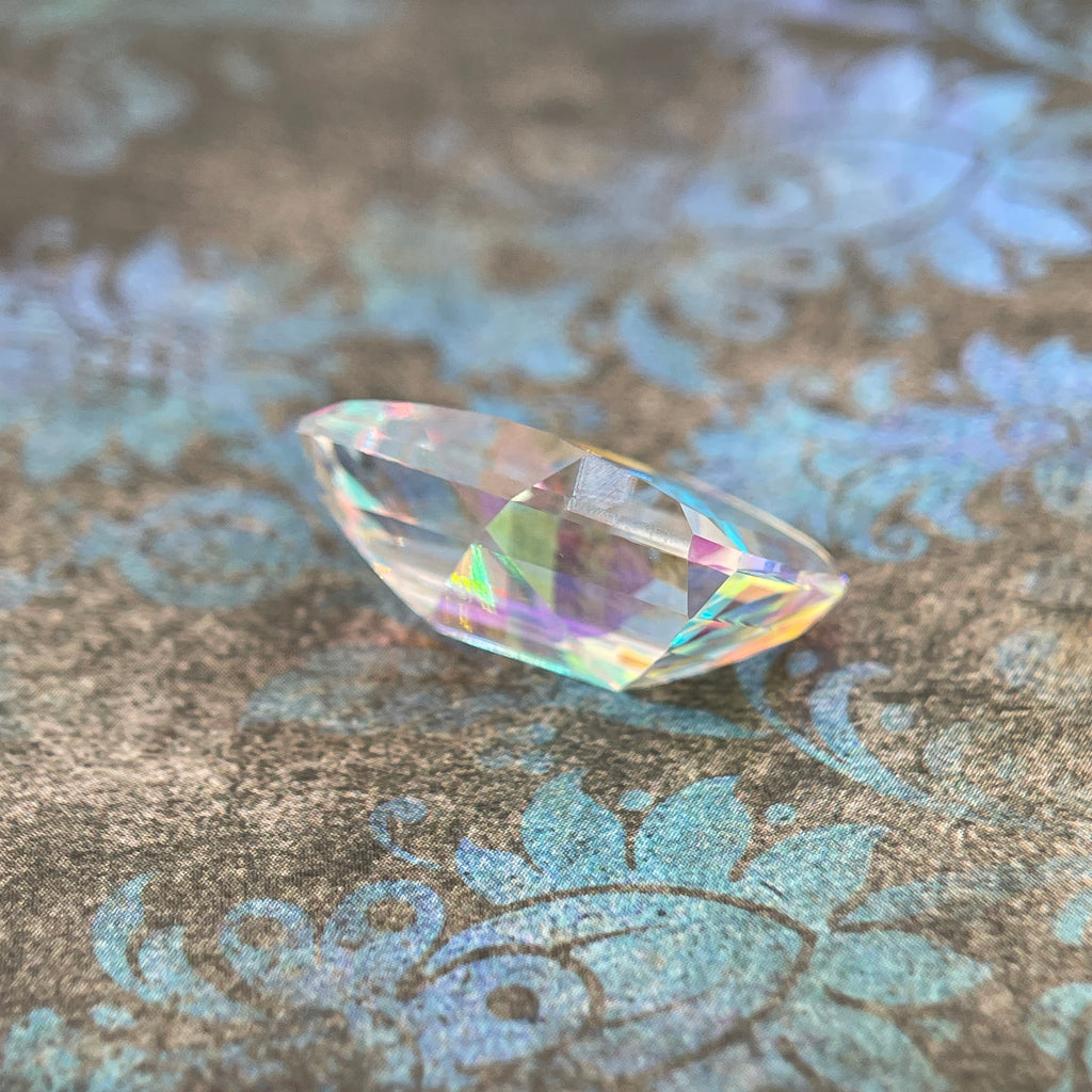 20.025ct Mystic Quartz | Pixel Cut | 15x20 mm | Gemdrop® Verified