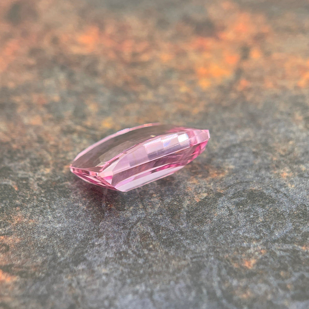 ~14.125ct Seductive Pink Sapphire | Pixel Cut | 12x16 mm | Gemdrop® Verified
