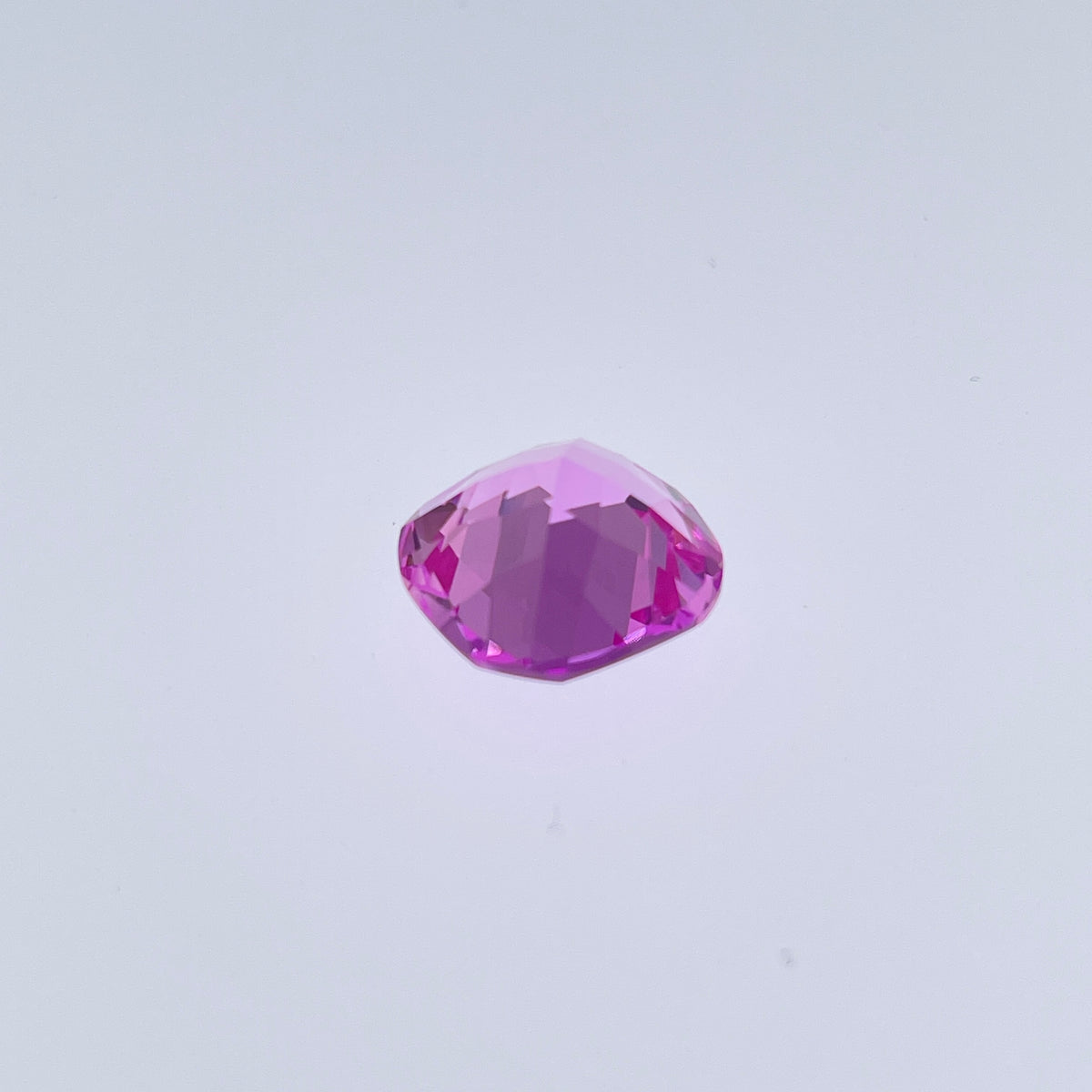 ~17ct Sakura Pink Sapphire | Cushion Cut | 15 × 15 mm | Gemdrop® Verified