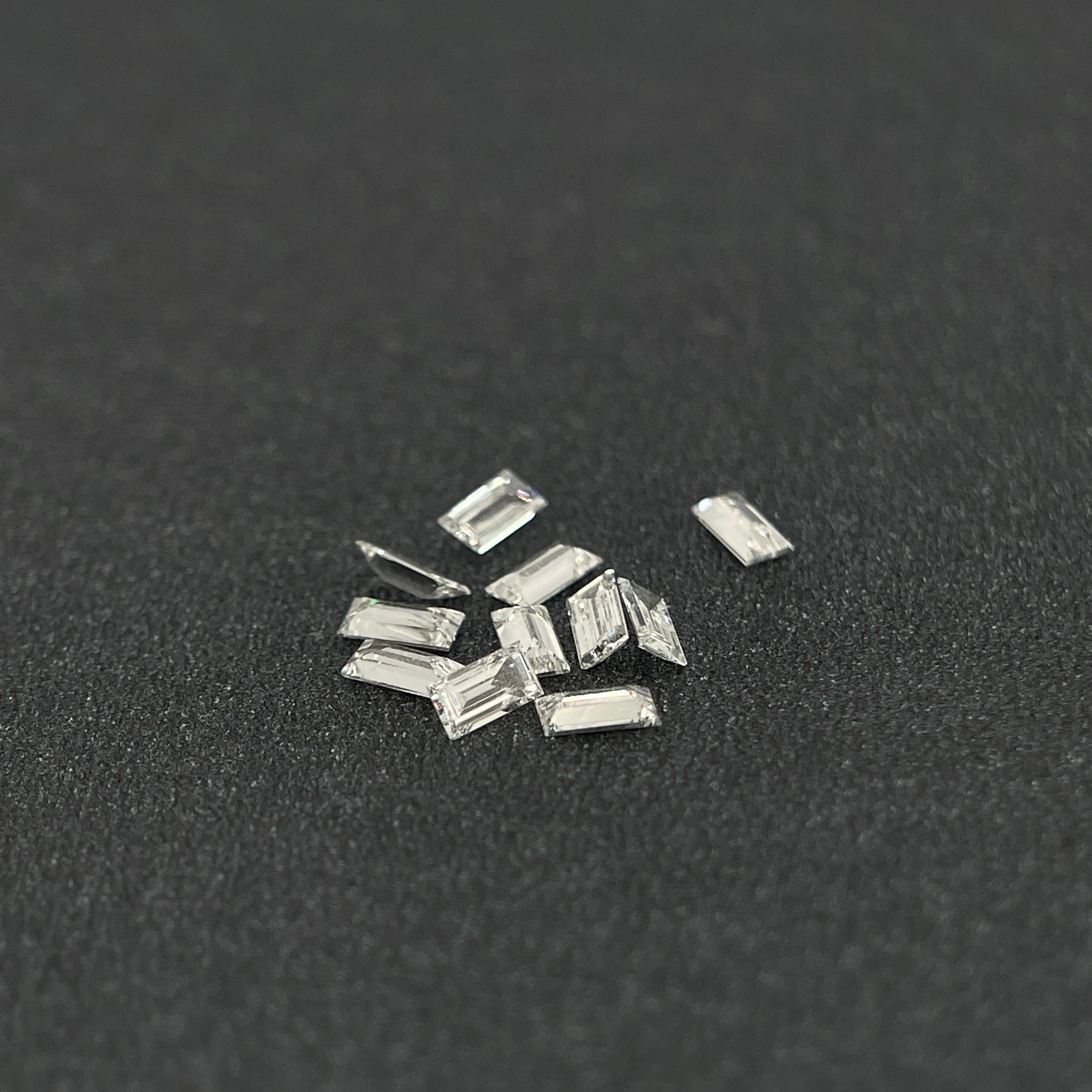 2x4 mm Baguette HPHT Lab-Grown Diamond | ~0.1ct | DEF Colour | VVS Clarity | GemDrop® Verified