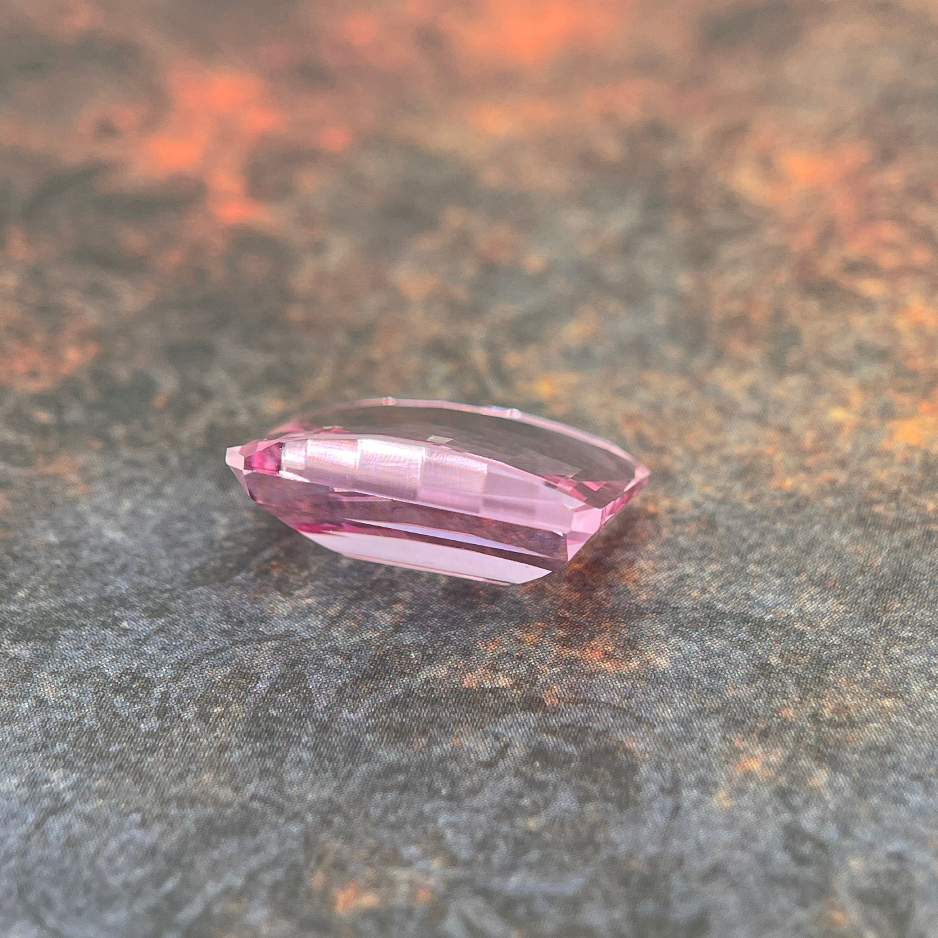 ~14.125ct Seductive Pink Sapphire | Pixel Cut | 12x16 mm | Gemdrop® Verified