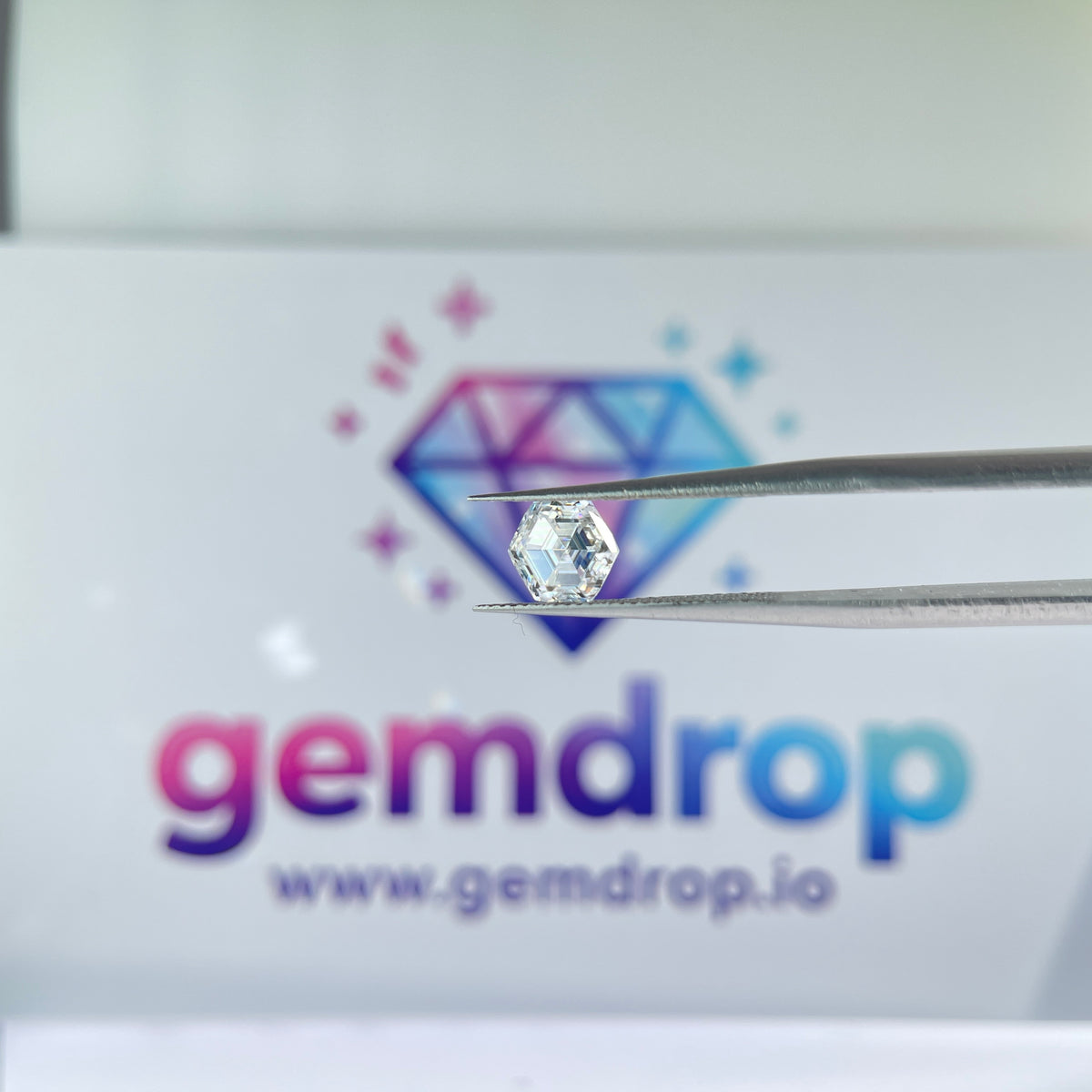 1 Carat VVS1 D Space Diamond [Moissanite] | Multiple Exciting Cuts | Gemdrop® Verified