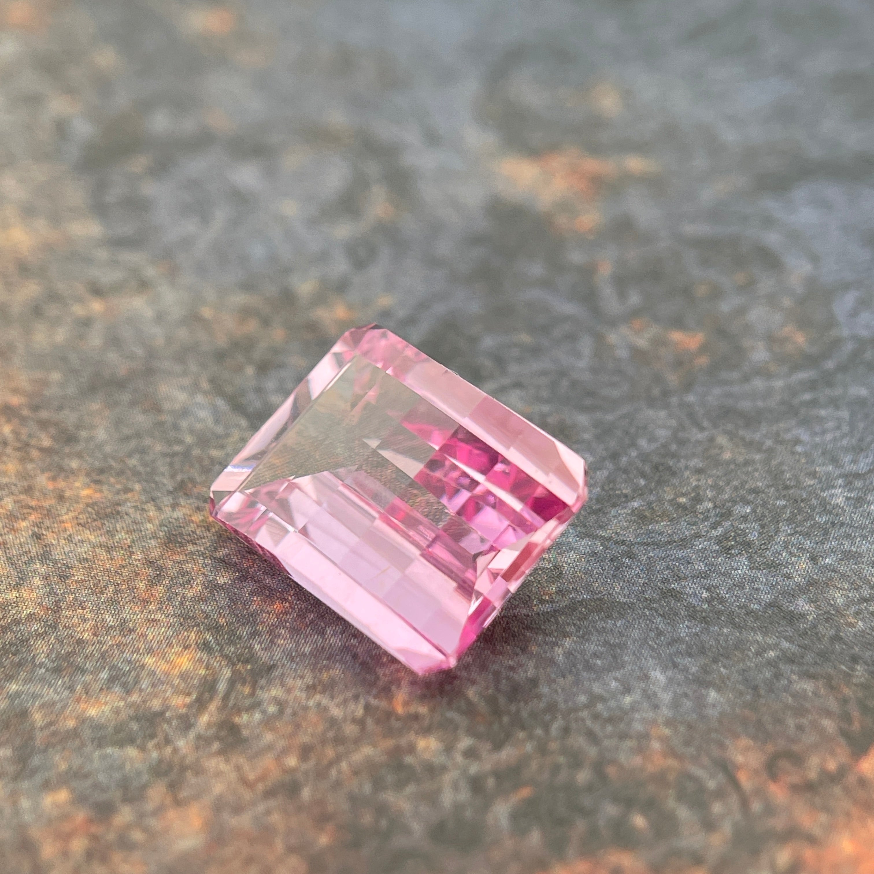 ~14.125ct Seductive Pink Sapphire | Pixel Cut | 12x16 mm | Gemdrop® Verified