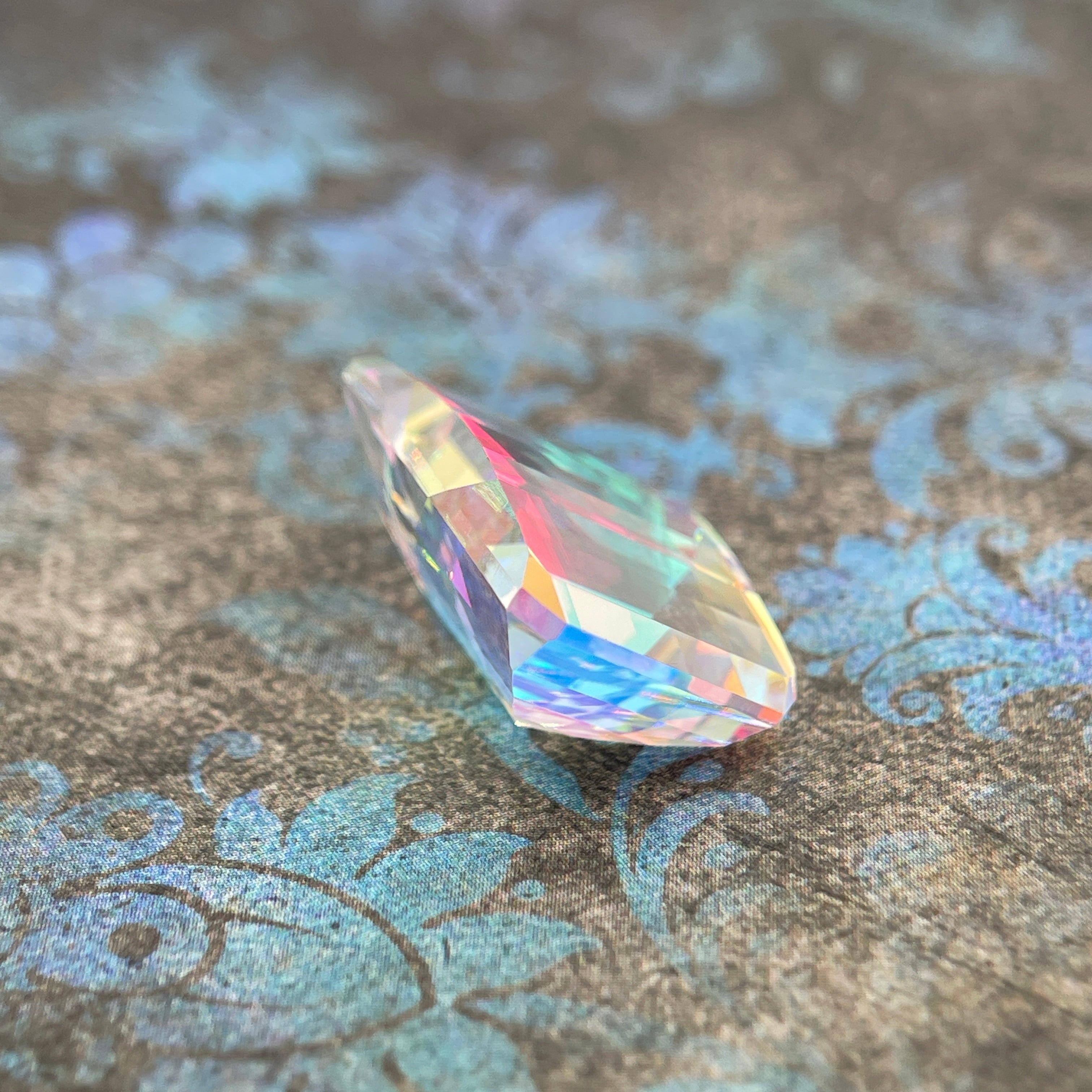 20.025ct Mystic Quartz | Pixel Cut | 15x20 mm | Gemdrop® Verified