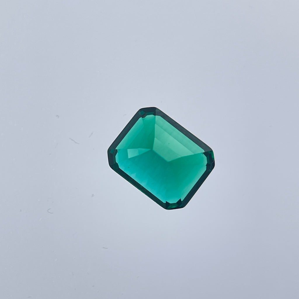 Zambia Green Hydrothermal Emerald [Beryl] | Emerald Cut | 6x8 & 8x10 mm | Gemdrop® Verified