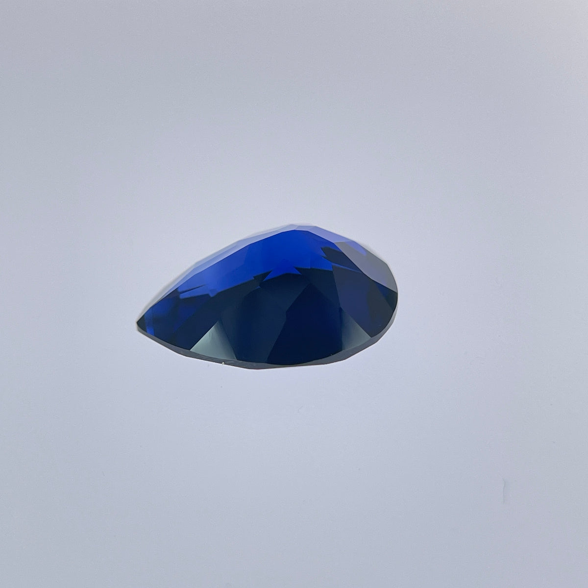 ~10.9ct Royal Blue Sapphire | Drop Pear Cut | 12 × 16 mm | Gemdrop® Verified