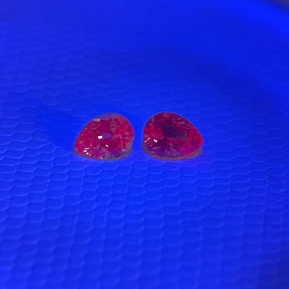 ~1.3 ct Purple–Green Colour Change Alexandrite [chrysoberyl] | Drop Cut | 6x8 mm | Gemdrop® Verified