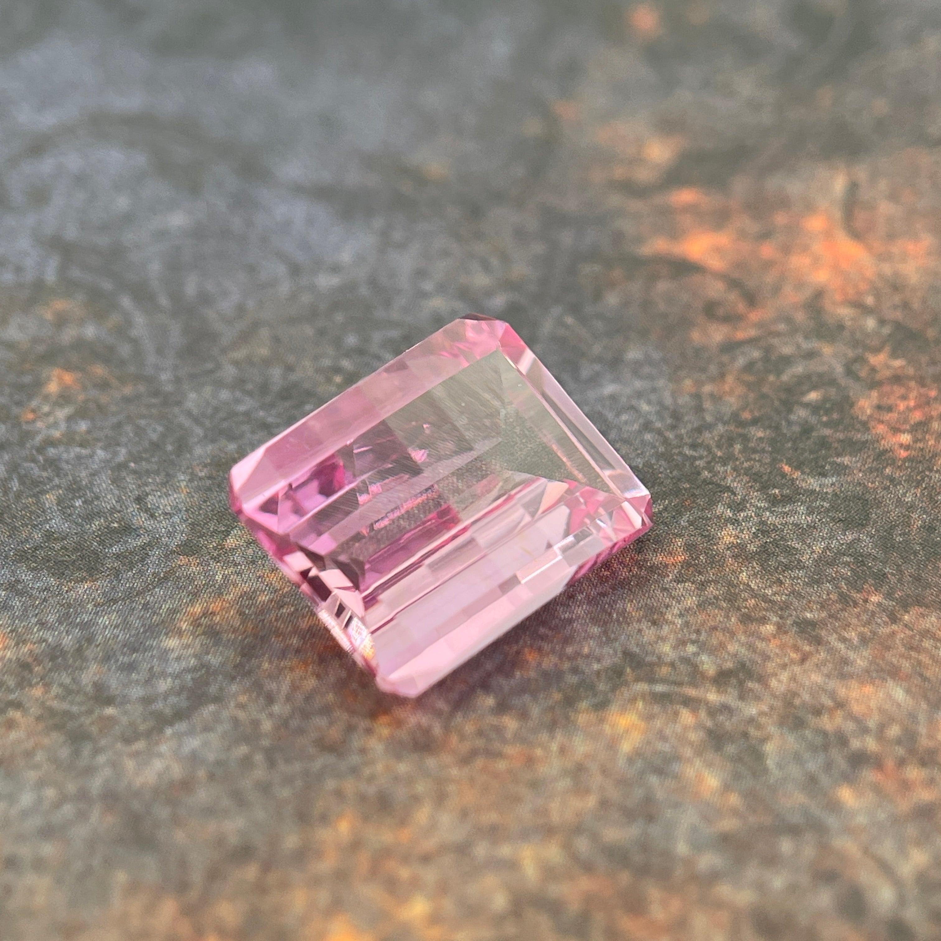 ~14.125ct Seductive Pink Sapphire | Pixel Cut | 12x16 mm | Gemdrop® Verified