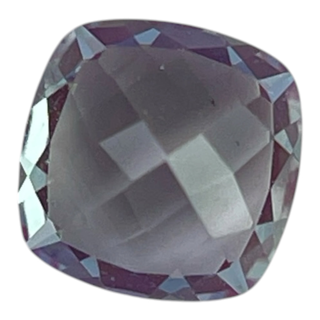 ~1ct Green-Purple Colour Change Alexandrite [chrysoberyl] | Cushion Cut | 6 × 6 mm | Gemdrop® Verified