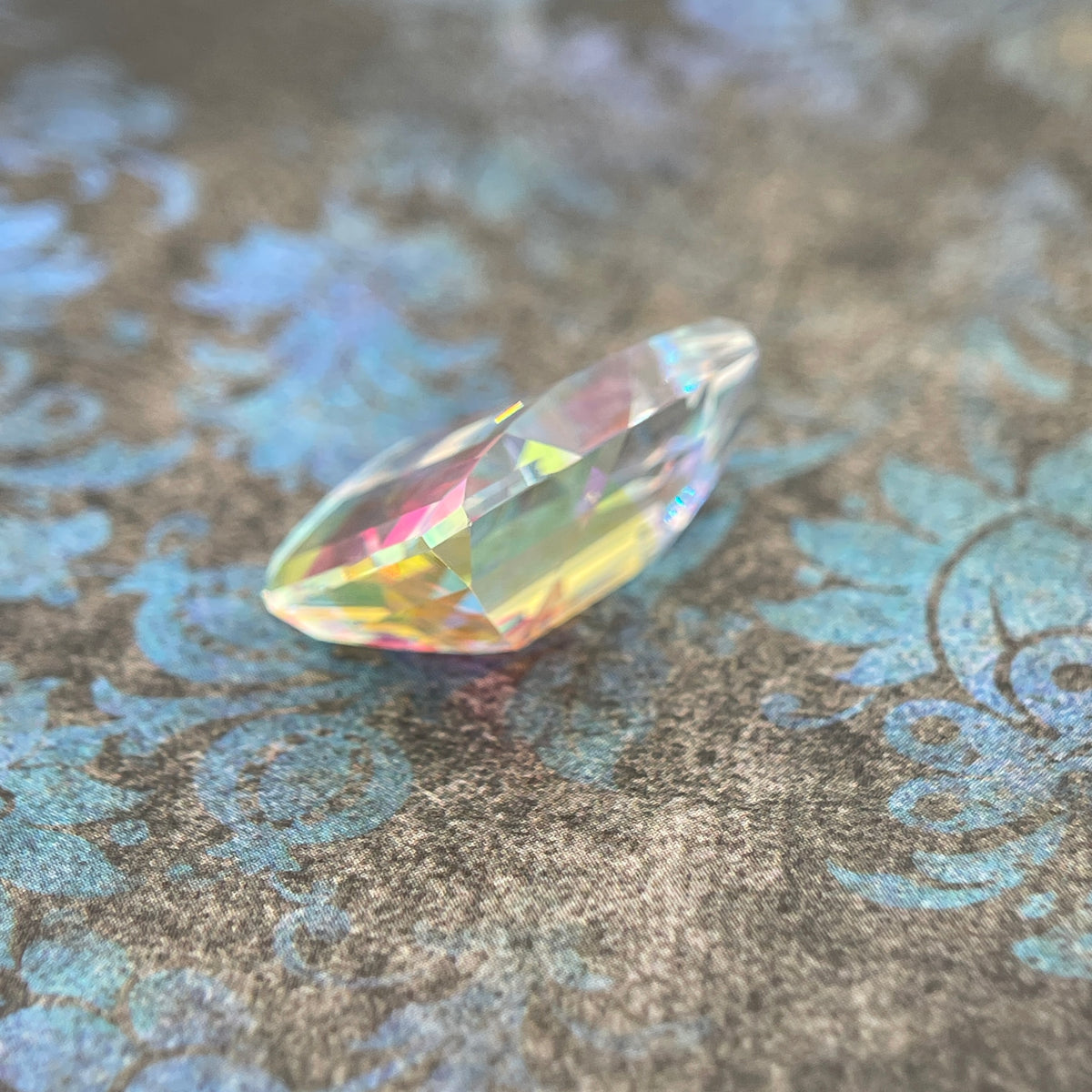20.025ct Mystic Quartz | Pixel Cut | 15x20 mm | Gemdrop® Verified