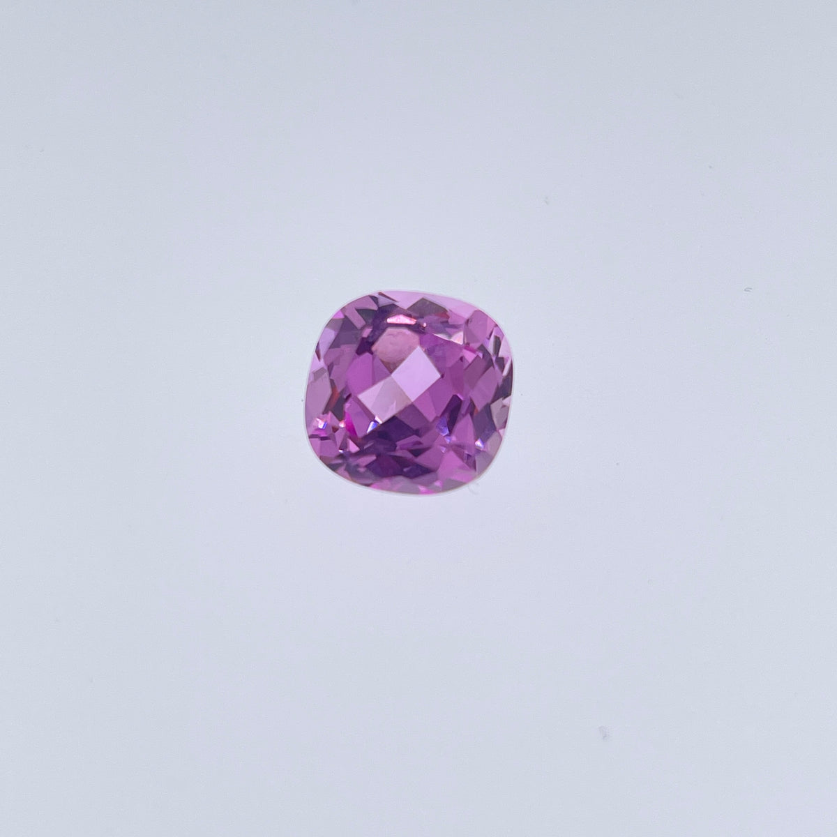~12ct Sakura Pink Sapphire | Cushion Cut | 13 × 13 mm | Gemdrop® Verified