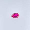 ~7ct Pigeon Blood Red Ruby | Drop Pear Cut | 10 × 14 mm | Gemdrop® Verified