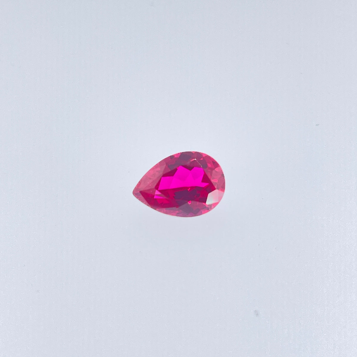~7ct Pigeon Blood Red Ruby | Drop Pear Cut | 10 × 14 mm | Gemdrop® Verified