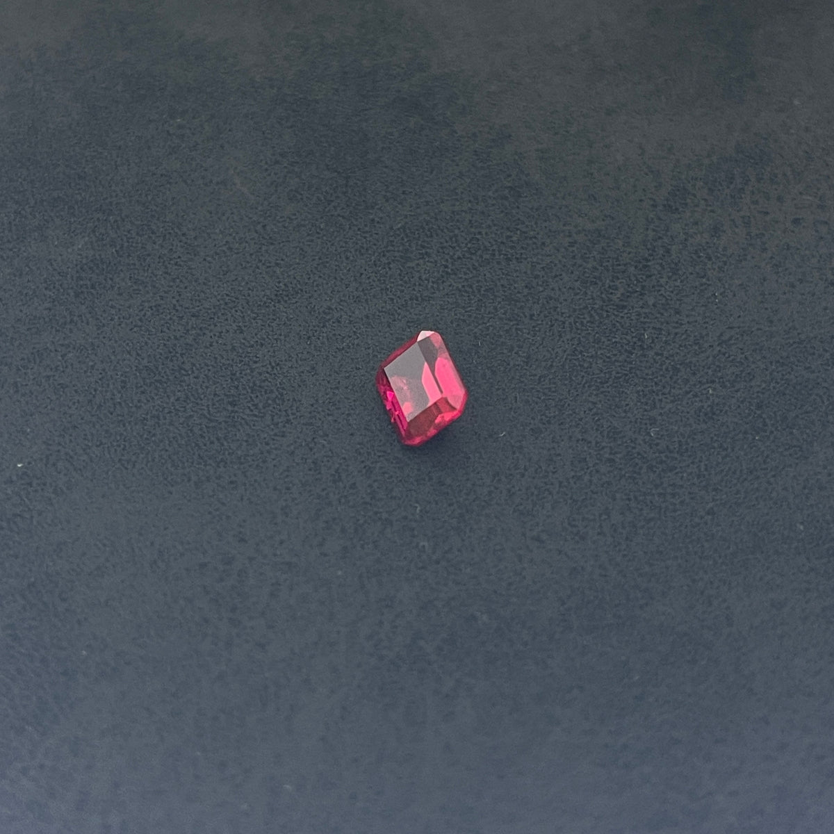 ~1.6ct Pigeon Blood Red Ruby | Emerald Cut | 6x8 mm | Gemdrop® Verified