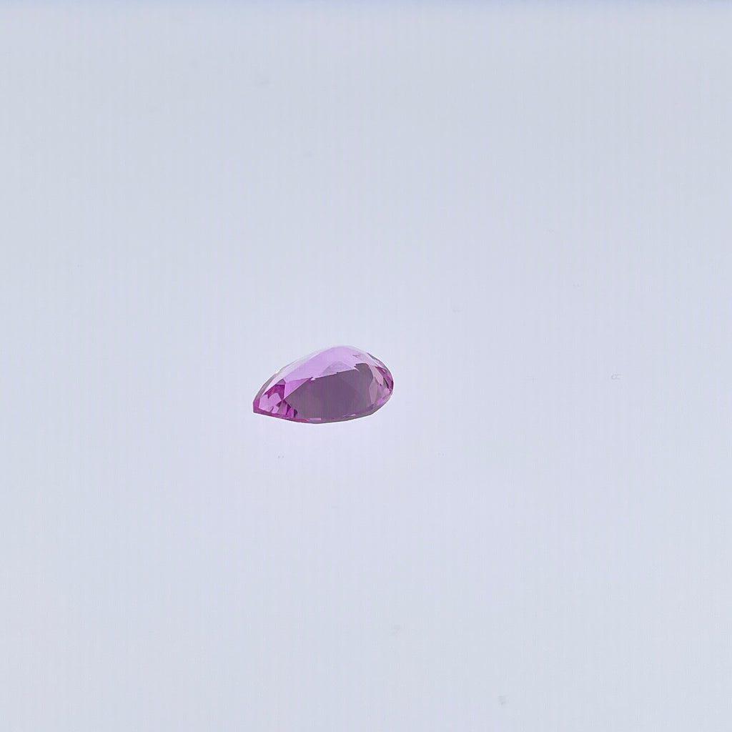 ~6ct Sakura Pink Sapphire | Drop Pear Cut | 10 × 14 mm | Gemdrop® Verified