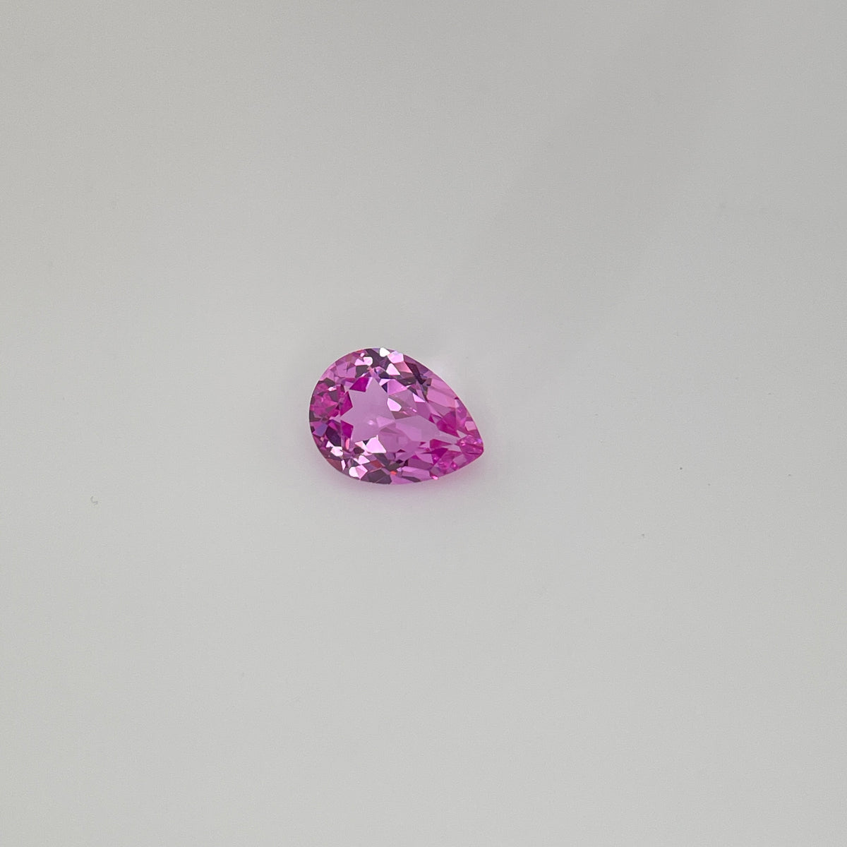 ~1.3 ct Blue & Pink Sapphire | Drop Cut | 6x8 mm | Gemdrop® Verified