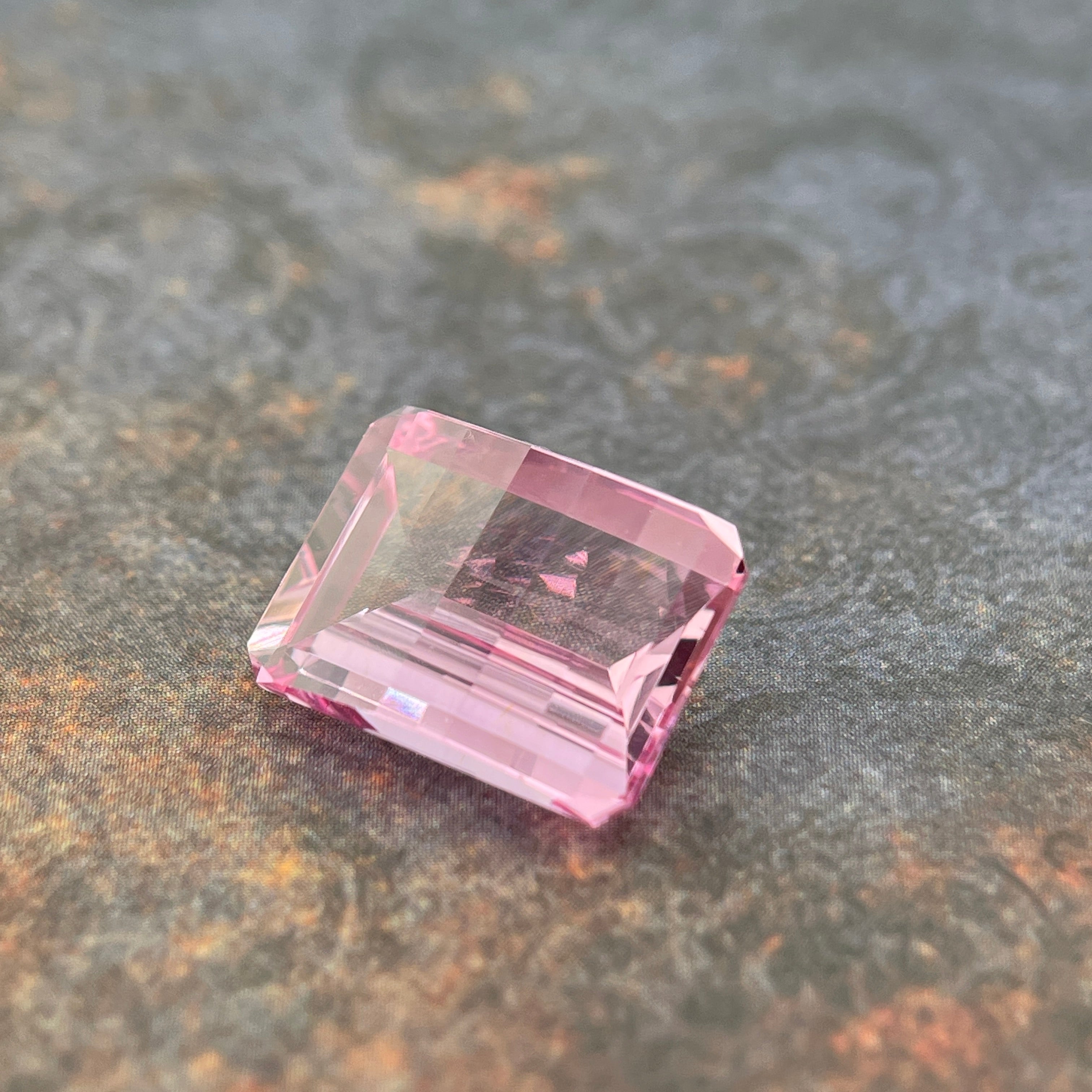 ~14.125ct Seductive Pink Sapphire | Pixel Cut | 12x16 mm | Gemdrop® Verified