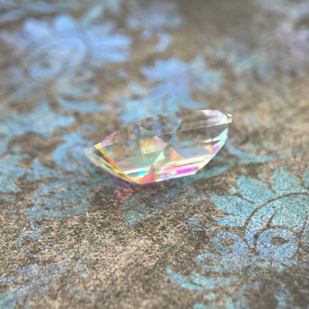 20.025ct Mystic Quartz | Pixel Cut | 15x20 mm | Gemdrop® Verified
