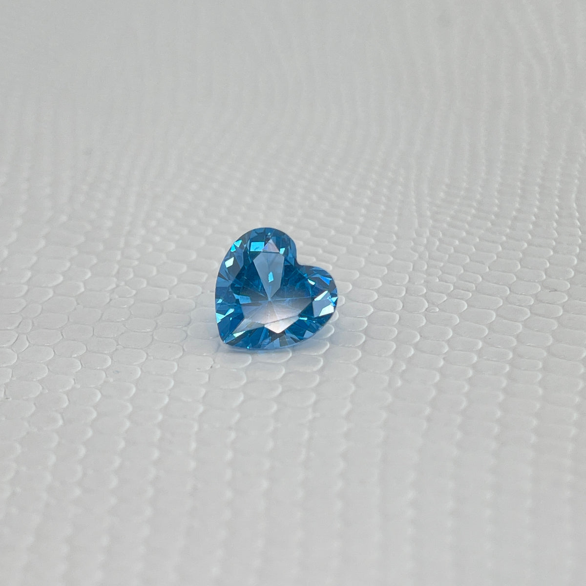 London Blue Spinel | Heart Cut | 10 × 10 mm & 8  × 8 mm | Gemdrop® Verified