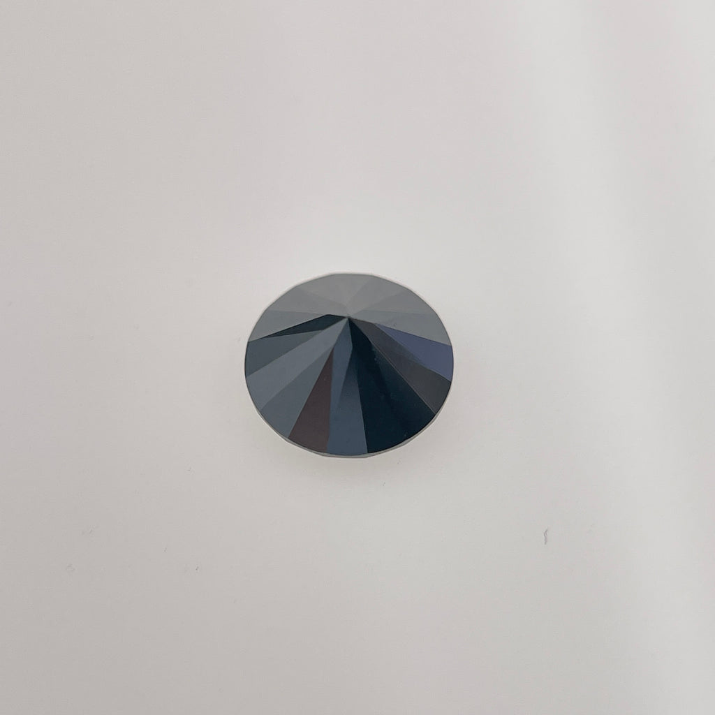 2 Carat Black Space Diamond [Moissanite] | Round Brilliant Cut | 8 mm | Gemdrop® Verified