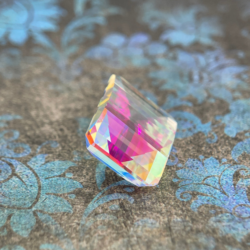 20.025ct Mystic Quartz | Pixel Cut | 15x20 mm | Gemdrop® Verified