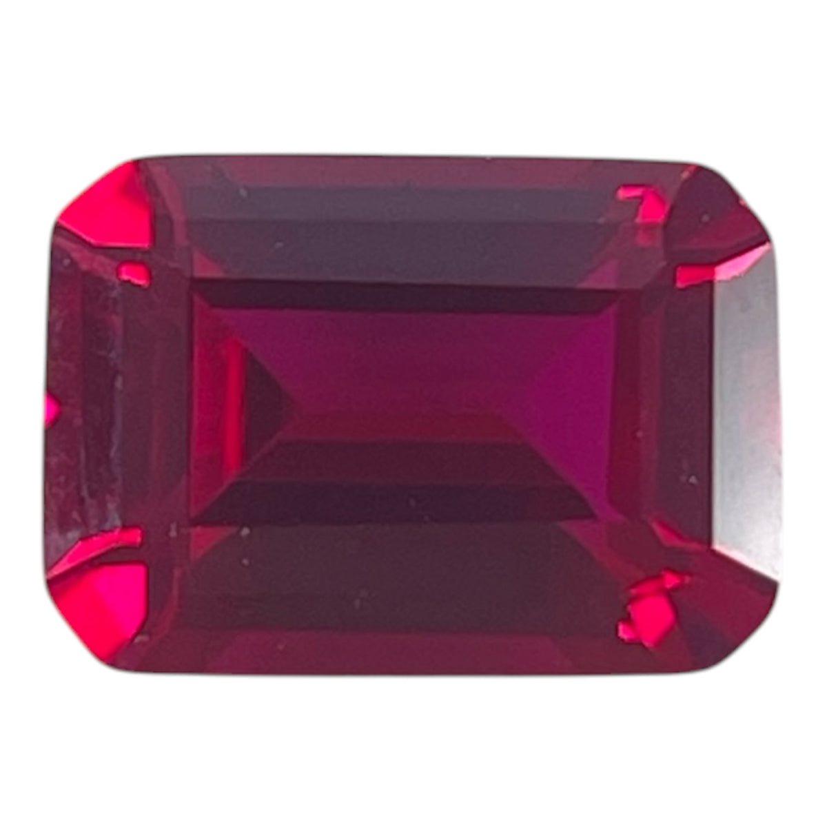 ~1ct Emerald Cut 5x7 mm | Multicolour | Gemdrop® Verified