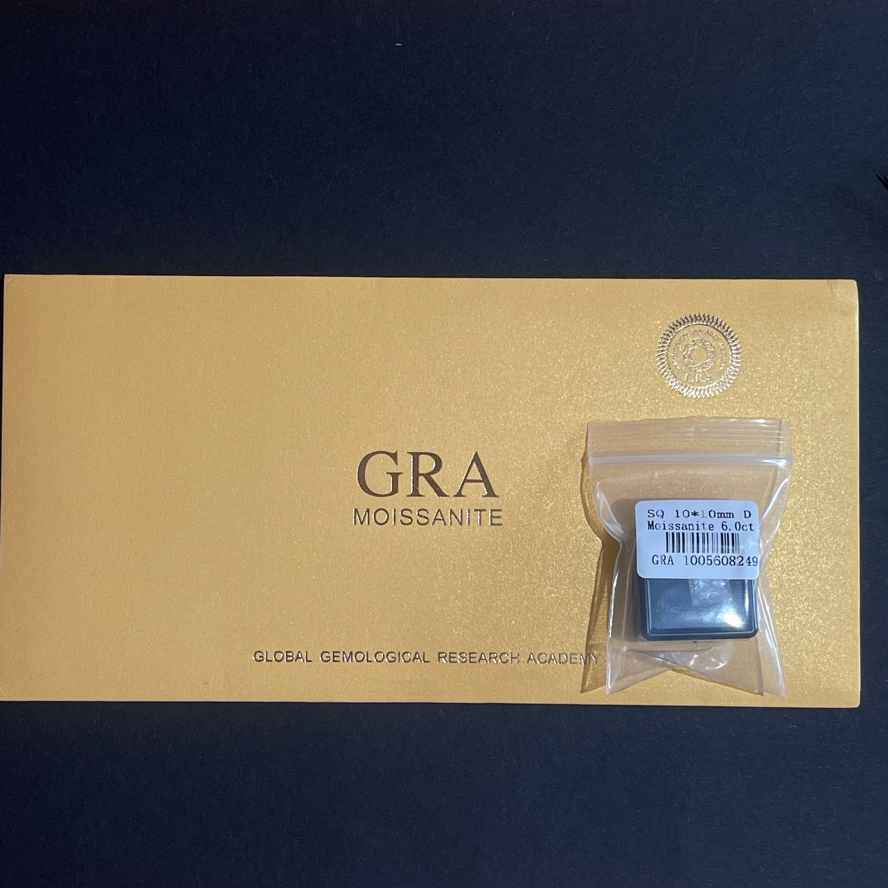 6 Carat Princess Cut VVS1 D Moissanite Space Diamond | 10x10mm | + GRA Report & Warranty | GemDrop® Verified