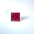 ~5.6ct Ruby | Princess Cut | 10 × 10 mm | Gemdrop® Verified