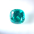 Saphir Paraïba ~21 ct | Taille coussin | 15 × 15 mm | Vérifié Gemdrop®