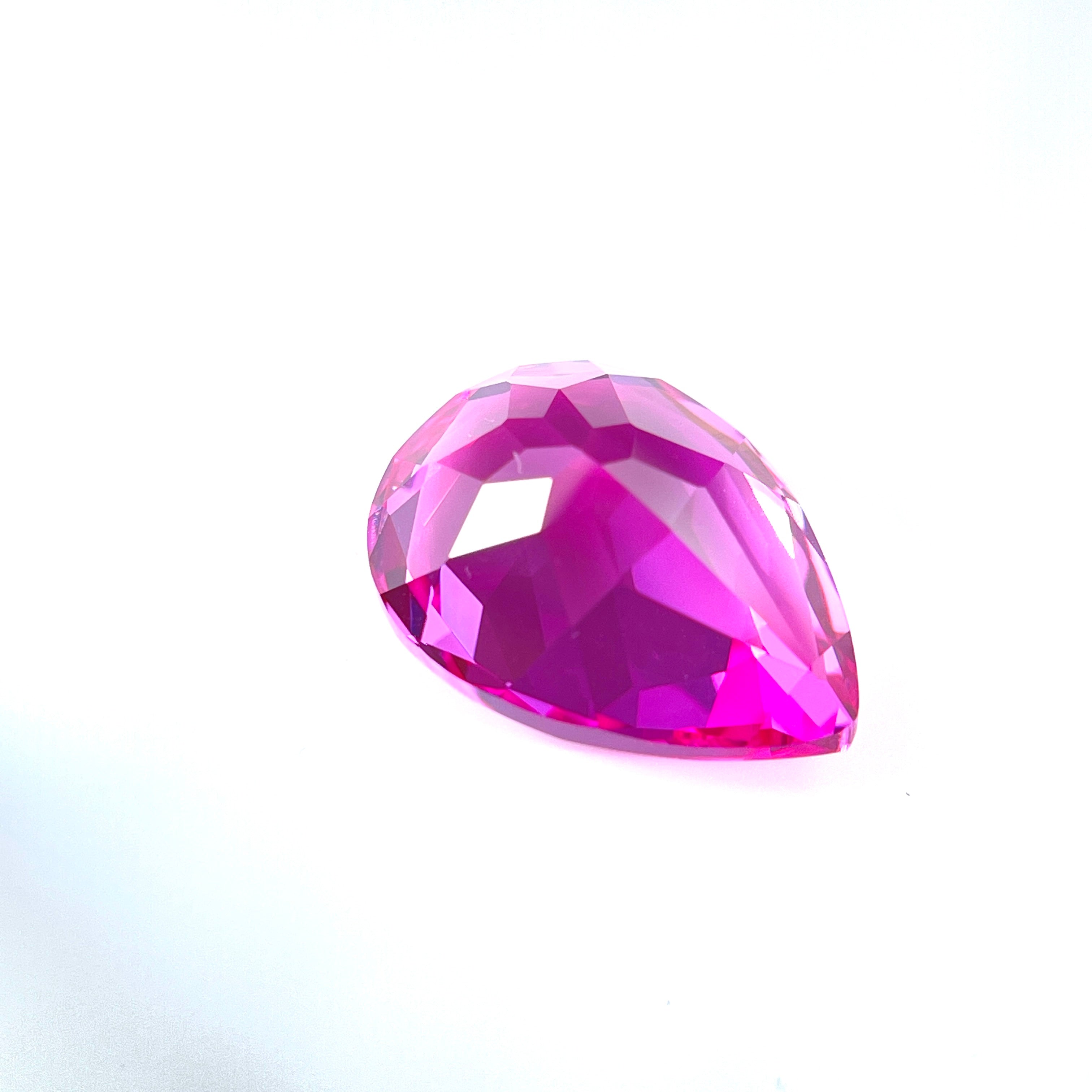 ~14ct Pink Sapphire | Drop Cut | 13 × 18 mm | Gemdrop® Verified