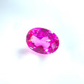 ~16ct Hot Pink Sapphire | Oval Cut | 13 × 18 mm | Gemdrop® Verified