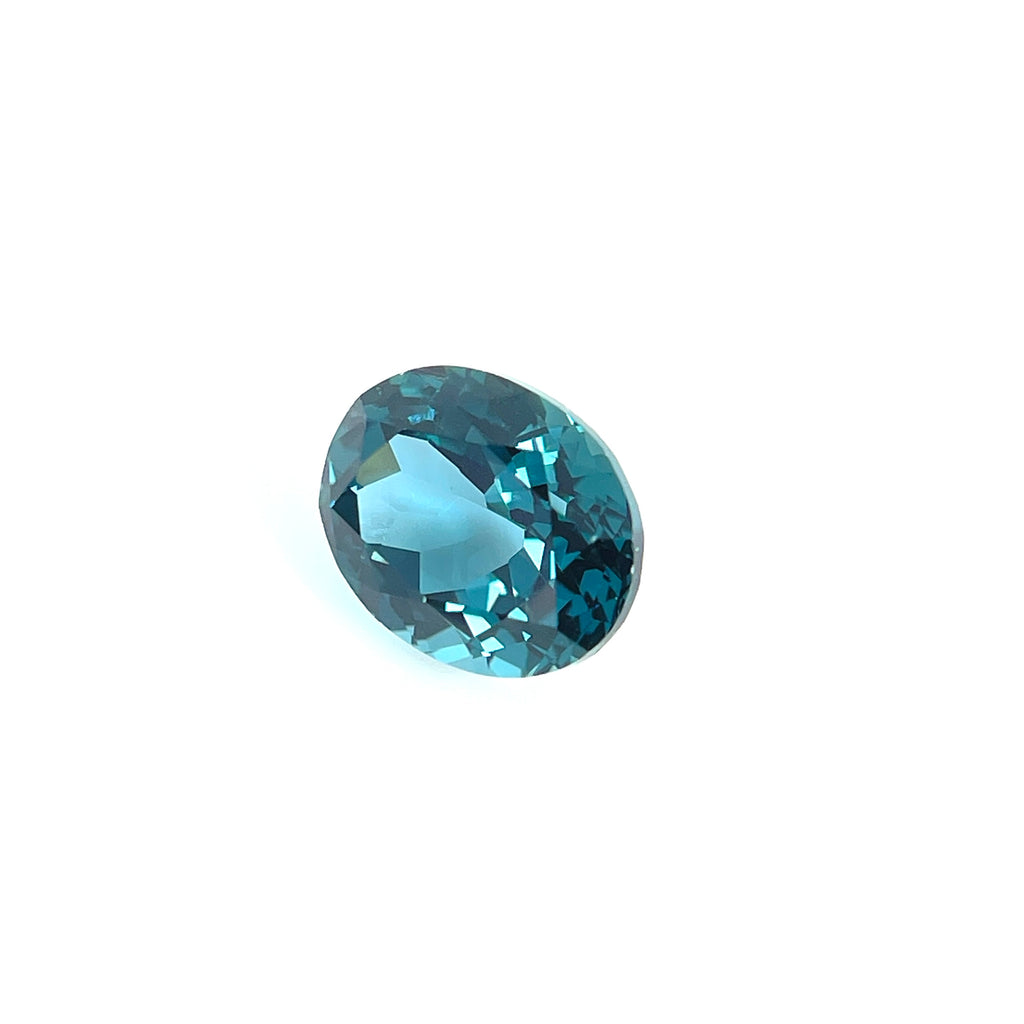 ~3ct Dark Green Spinel | Oval Cut | 8 × 10 mm | Gemdrop® Verified