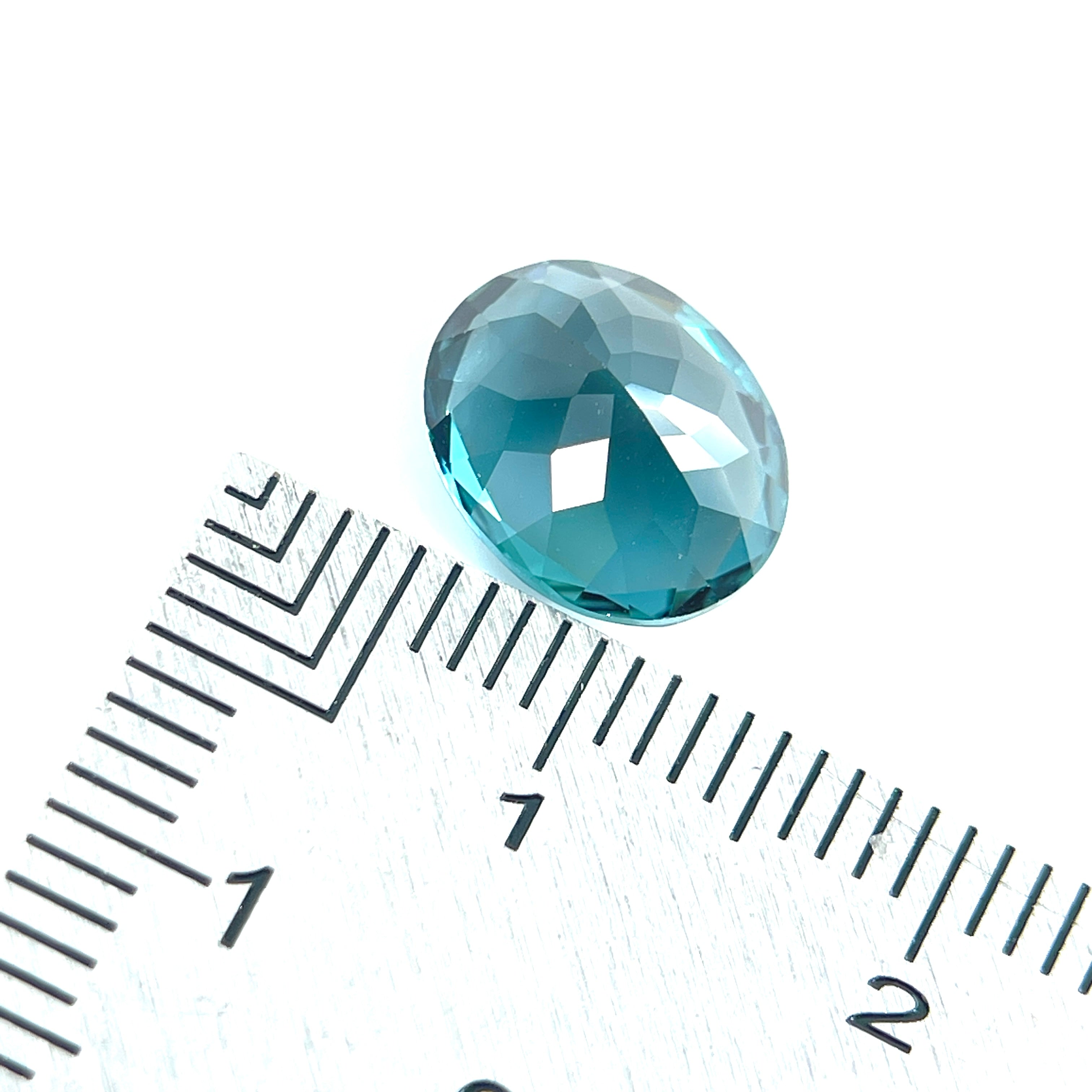 ~3ct Dark Green Spinel | Oval Cut | 8 × 10 mm | Gemdrop® Verified