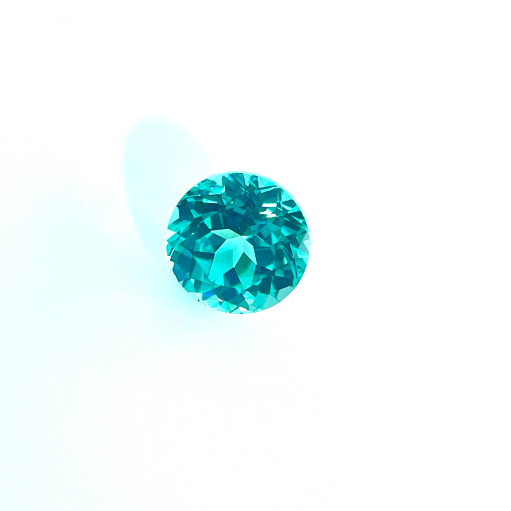 ~2ct Paraiba Sapphire | Round Cut | 7 mm | Gemdrop® Verified