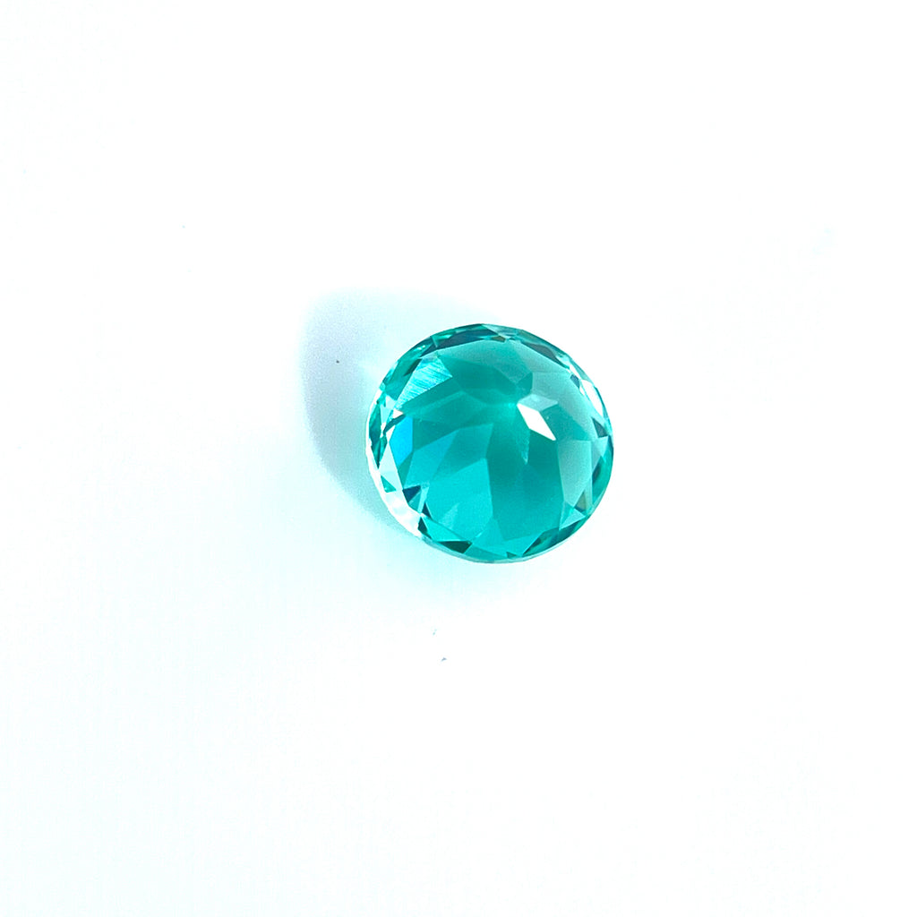 ~2ct Paraiba Sapphire | Round Cut | 7 mm | Gemdrop® Verified