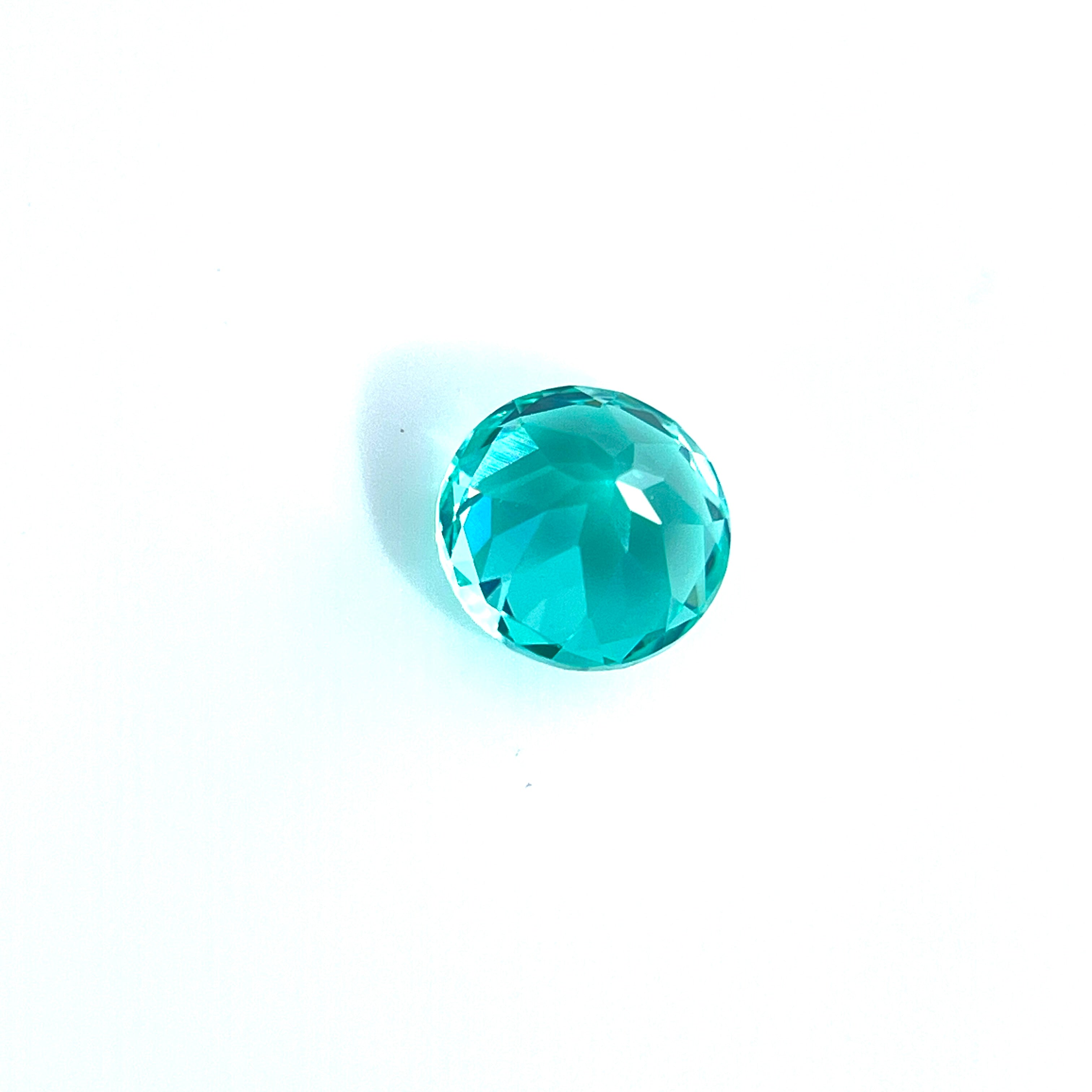 ~2ct Paraiba Sapphire | Round Cut | 7 mm | Gemdrop® Verified