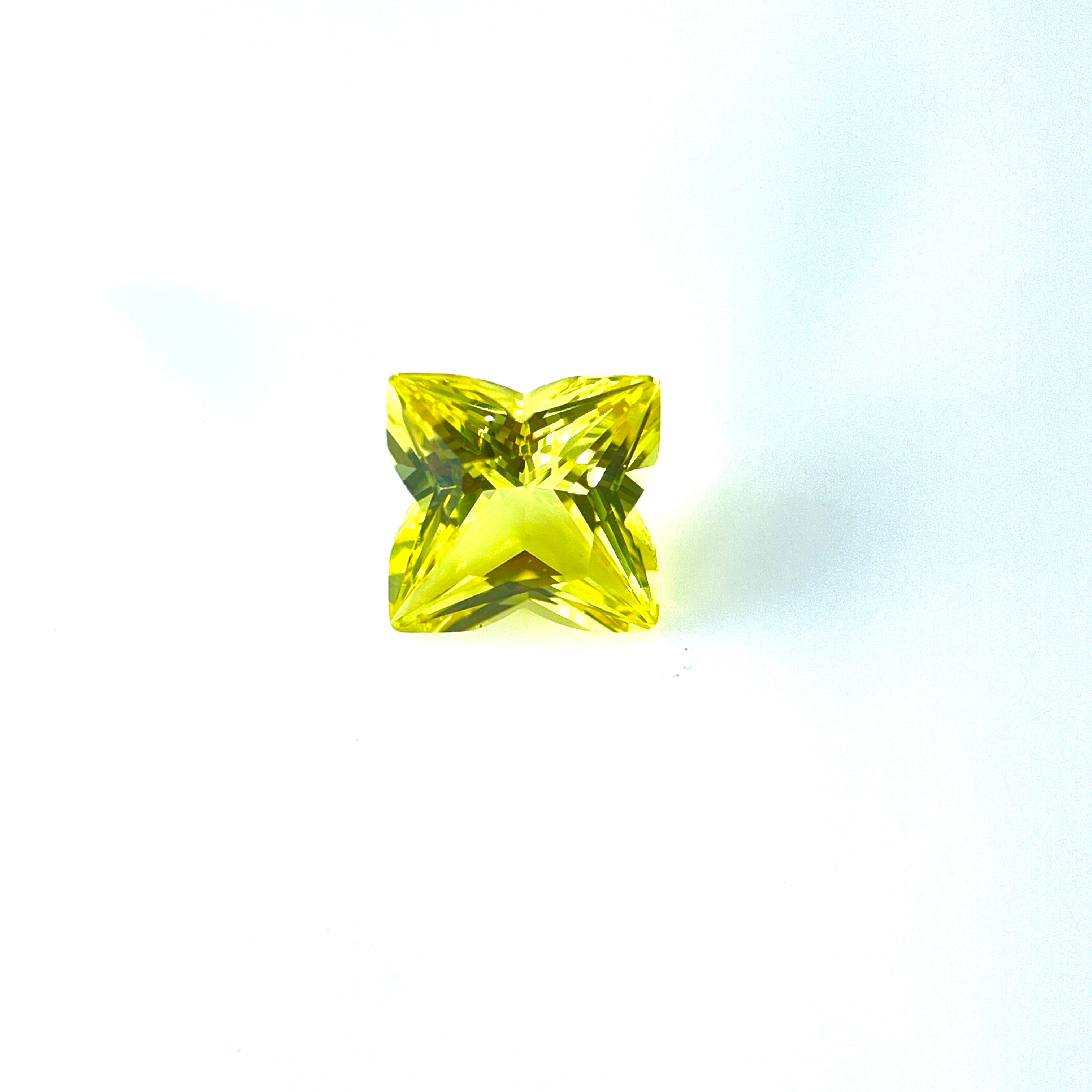 ~3ct Sapphire | Louis Vuitton Monogram Star Fantasy Cut | 8 × 8 mm | Multiple Colours | Gemdrop® Verified