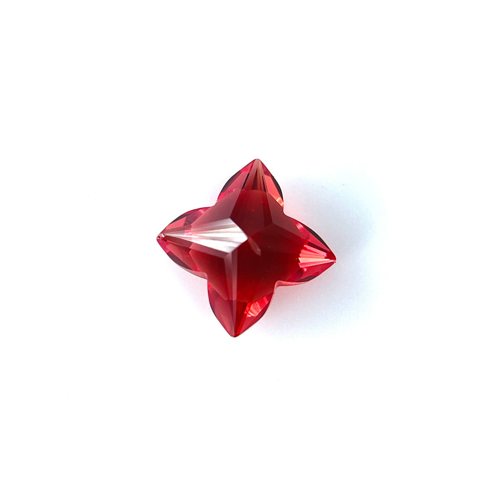 ~3ct Sapphire | Louis Vuitton Monogram Star Fantasy Cut | 8 × 8 mm | Multiple Colours | Gemdrop® Verified